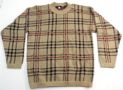 vintage burberry crewneck|burberry crew neck sweater.